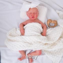 18.11'' solid silicone doll silicone reborn doll silicone girl doll toys gifts