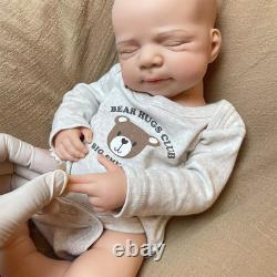 18.31'' Full Silicone Reborn Baby Boy Look Real Silicone Doll Cute Infant