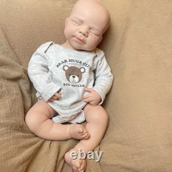 18.31'' Full Silicone Reborn Baby Boy Look Real Silicone Doll Cute Infant