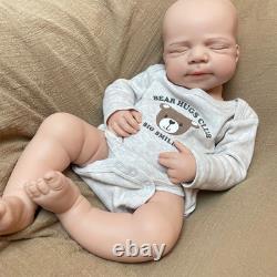 18.31'' Full Silicone Reborn Baby Boy Look Real Silicone Doll Cute Infant