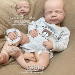 18.31'' Full Silicone Reborn Baby Boy Look Real Silicone Doll Cute Infant