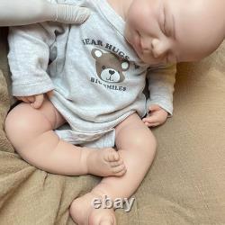 18.31'' Full Silicone Reborn Baby Boy Look Real Silicone Doll Cute Infant
