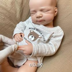 18.31 Real Silicone Reborn Baby Dolls Lifelike Newborn Boy Dolls Gifts 7.3lb