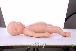 18'' 3800g Full Body Soft Silicone Reborn Doll Baby Girl Lifelike Doll