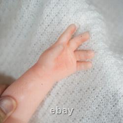 18.5 Full Body Solid Silicone Doll Reborn Baby Dolls Newborn Baby Cute Girl Hot