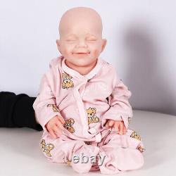 18.5 Full Body Solid Silicone Doll Reborn Baby Dolls Newborn Baby Cute Girl Hot