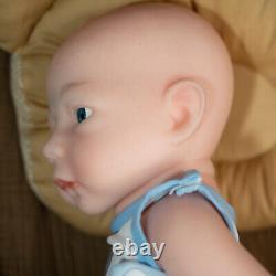 18.5 Newborn BOY Full Body Platinum Silicone Doll Reborn Baby Dolls Hot Sales