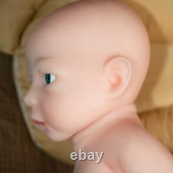 18.5 Newborn BOY Full Body Platinum Silicone Doll Reborn Baby Dolls Hot Sales