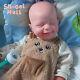 18.5 Platinum Silicone Doll 3.16kg Reborn Baby Dolls Soft Silicone Body BoyDoll