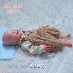 18.5 Platinum Silicone Doll 3.16kg Reborn Baby Dolls Soft Silicone Body BoyDoll