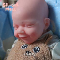 18.5 Platinum Silicone Doll 3.16kg Reborn Baby Dolls Soft Silicone Body BoyDoll