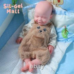 18.5 Platinum Silicone Doll 3.16kg Reborn Baby Dolls Soft Silicone Body BoyDoll