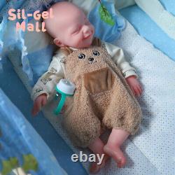 18.5 Platinum Silicone Doll 3.16kg Reborn Baby Dolls Soft Silicone Body BoyDoll