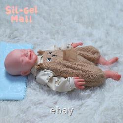 18.5 Platinum Silicone Doll 3.16kg Reborn Baby Dolls Soft Silicone Body BoyDoll