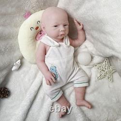 18.5 Realistic Reborn Baby Dolls Silicone Real Handmade Boy Newborn Doll Gift