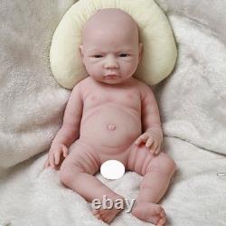18.5 Realistic Reborn Baby Dolls Silicone Real Handmade Boy Newborn Doll Gift
