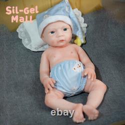 18.5'' Reborn Baby Dolls Adorable Newborn Girl Platinum Silicone Baby Doll US