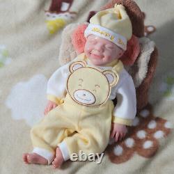 18.5 Reborn Baby Dolls Platinum Silicone Baby Girl Dolls with Drink-Wet System