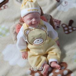 18.5 Reborn Baby Dolls Platinum Silicone Baby Girl Dolls with Drink-Wet System