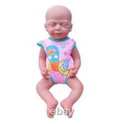 18.5 Reborn Doll Newborn Girl Full Body Silicone Brown, Baby Handmade Ideal Toy
