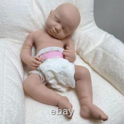 18.5 Reborn Doll Washable 6.8lb Full Body Silicone Newborn Baby Xmas Gift