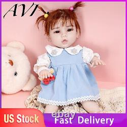 18.5 Silicone Baby Full Body Dolls Real Reborn Baby Doll Newborn Baby Doll