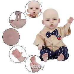 18.5 Silicone Baby Full Body Dolls Real Reborn Baby Doll Newborn Baby Doll