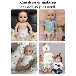 18.5 Silicone Baby Full Body Dolls Real Reborn Baby Doll Newborn Baby Doll