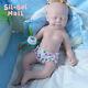 18.5 Sleeping Newborn 2.8kg Full Platinum Silicone Dolls Reborn Baby Girl Doll