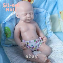 18.5 Sleeping Newborn 2.8kg Full Platinum Silicone Dolls Reborn Baby Girl Doll