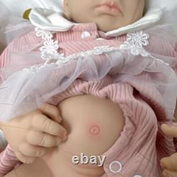 18.5'' solid silicone doll silicone reborn doll silicone girl doll toys gifts