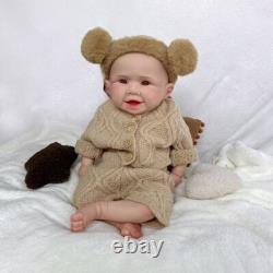 18.5'' solid silicone doll silicone reborn doll silicone girl doll toys gifts