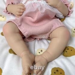18.5'' solid silicone doll silicone reborn doll silicone girl doll toys gifts