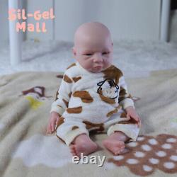 18.5Drink-Wet System 3kg Full Body Soft Silicone Reborn Baby Doll Handmade Doll