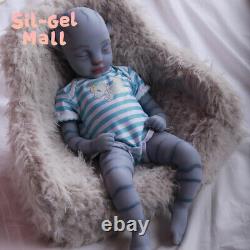 18.5Handmake Silicone Art Dolls Lifelike Reborn Baby Doll Soft Body Newborn Boy