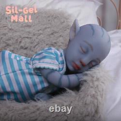 18.5Handmake Silicone Art Dolls Lifelike Reborn Baby Doll Soft Body Newborn Boy