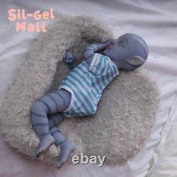 18.5Handmake Silicone Art Dolls Lifelike Reborn Baby Doll Soft Body Newborn Boy