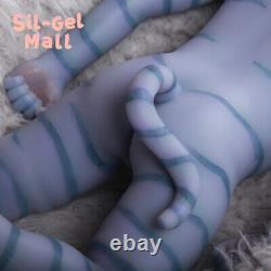 18.5Handmake Silicone Art Dolls Lifelike Reborn Baby Doll Soft Body Newborn Boy