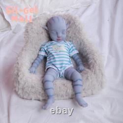 18.5Handmake Silicone Art Dolls Lifelike Reborn Baby Doll Soft Body Newborn Boy