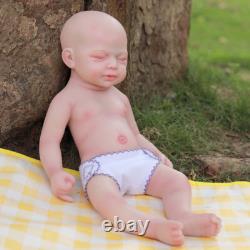 18.5Realistic Cute Newborn Girl Handmake Silicone Reborn Baby Dolls US Stock