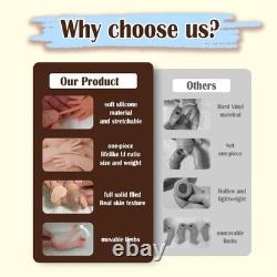 18.9 Inch Silicone Reborn Baby Dolls Lifelike Newborn Girl Dolls Dark Brown