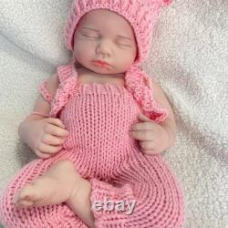 18.9 Painted Reborn Doll Floppy Asleep Full Silicone Newborn Baby Doll Toy Gift