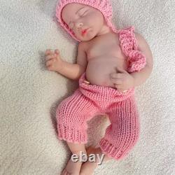 18.9 Painted Reborn Doll Floppy Asleep Full Silicone Newborn Baby Doll Toy Gift