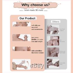 18.9 Painted Reborn Doll Floppy Asleep Full Silicone Newborn Baby Doll Toy Gift