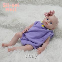 18 Drink-Wet System Reborn Girl Doll Full Soft Platinum Silicone Body Newborn