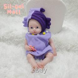 18 Drink-Wet System Reborn Girl Doll Full Soft Platinum Silicone Body Newborn