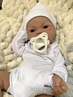 18 Full Body Silicone Reborn Baby Girl Pacifier Doll 5 lbs Floppy Soft Squishy