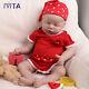 18'' Full Body Silicone Sleeping Mouth Open Girl Doll Lifelike Reborn Baby