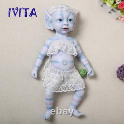 18'' Full Silicone Reborn Baby GIRL Alive Silicone Doll Kids Gift