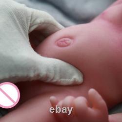 18 Handmade Reborn Baby Dolls Girl Real Life Full Silicone Newborn Doll Gift